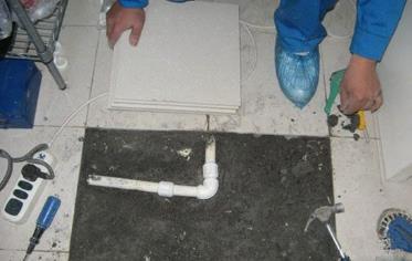 松原漏水维修 河北邯郸卫生间地面漏水维修案例